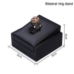 Jewelry Retail Store Black PU Ring Earring Stand Holder Bust Bangle Organzier Set Jewelry Pendant Necklace Chain Chokers Display