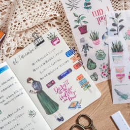 3pcs/set 2019NEW Cartoon Flowers Leaves Sticker DIY Diary Decor Stickers Scrapbook cute Stationery journal Supplies