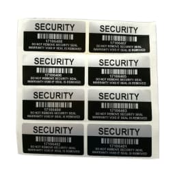 500pcs 40*20mm VOID Security Labels Removed Tamper Evident Warranty Sealing Sticker 1.57'' x 0.78''