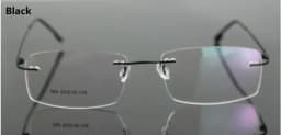 UVLAIK Classic Mens Pure Titanium Rimless Glasses Frames Myopia Optical Frame Ultra-light Titanium Frameless Eyeglasses Frame