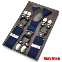 Man's Suspenders Casual Straps Y-Back Shape Men's Trousers Suspensorio Elastic Clips-On Ceinture Suspendue 3.5*120cm