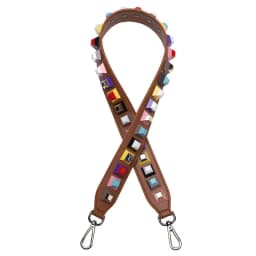 90cm Leather Shoulder Bag Strap With Rivet Customize Female Bag Handles Strap Removable Women DIY Handbag Accessories
