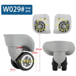 Luggage Replacement Wheels Suitcase on Wheels Replacement 14-30 Inch Luggage Accessories Silent Wheels for A  Luggage Casters