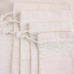 1pcWhite Drawstring Pouches Gift Blank Bags For DIY Cotton Hemp Bags Jewelry Display Packaging Storage 10x12/14x16/19x24/28x26cm