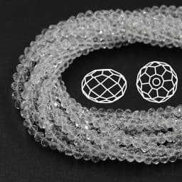 Crystal Rondelle Beads 2 3 4 6 8 10 12mm Glass Faceted Round Beaded For DIY Making Accessories Needlework Wholesale In Bulk