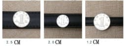 Bag Handle belt Black PU Lady handbag accessories With Snap hook/Dog hook 2.5cm 2cm 1.2cm width