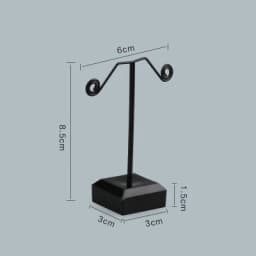 Wholesale Black Clear Acrylic Stud Earring Jewelry Display Rack Stand Organizer Bouches Ornament Holder Hook Hanger Counter Case
