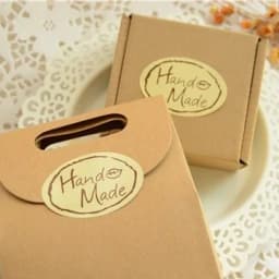 100pcs/lot Kawaii Leaf Hand Made Seal Sticker High Quality Handmade Gift Label Sticker