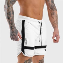 GITF Men Shorts Sport Training Shorts Men Running Shorts Mans Gym Fitness Joggers Sweatpants Jumper's Basketball Shorts Black
