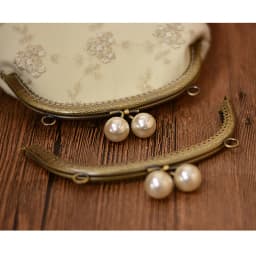 8.5CM~20.5cm Purse Frames Metal Kiss Clasp Handle Bag Bronze Metal Kiss Clasp Lock Frame Pearl Head Knurling Semicircle KZ151324