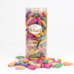 Fragrance Backflow Incense Cone 168Pcs Big Incense Cones Max Capacity Box Incense for Waterfall Incense Burner Smell Remove