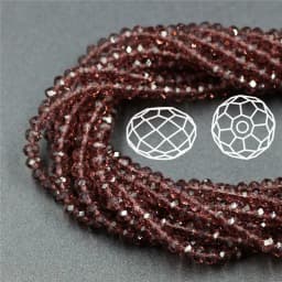 Crystal Rondelle Beads 2 3 4 6 8 10 12mm Glass Faceted Round Beaded For DIY Making Accessories Needlework Wholesale In Bulk