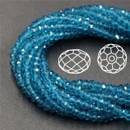 Crystal Rondelle Beads 2 3 4 6 8 10 12mm Glass Faceted Round Beaded For DIY Making Accessories Needlework Wholesale In Bulk