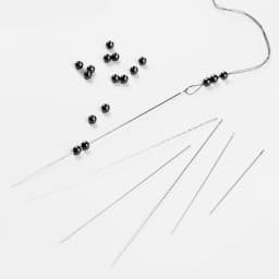 28PCS Stainless Steel Beading Needles for Beads Threading String Tambour/Jewelry Bracelet Necklace Making Tools Pins DIY
