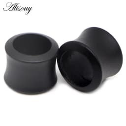 8-50mm Plugs and Tunnels Big Size Ear Tunnel Earrings Ear Stretcher Wood Expander Men Ear Piercing Body Piercing Tunnels Gauge