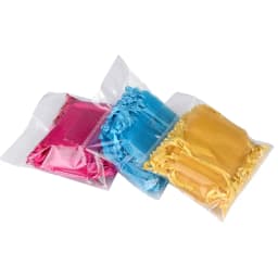50pcs 5x7CM Colorful Decoration Drawstring Packaging Pouches&Bag Small Organza Bags Jewelry For Gift Engagement Color Selection