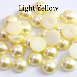 2/3/4/5/6/8/10/12/14mm Imitation Pearl ABS Plastic Half Round Loose Bead for DIY Jewelry Making Accessories Nail Art Crafts