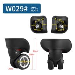 Luggage Replacement Wheels Suitcase on Wheels Replacement 14-30 Inch Luggage Accessories Silent Wheels for A  Luggage Casters