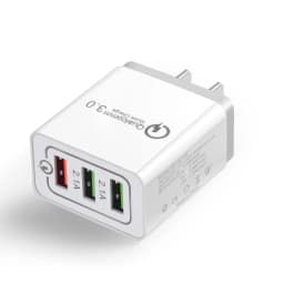 EU US Plug 4 USB 45W USB Charger Fast Charge QC 3.0 Wall Charging For iPhone 12 11 Samsung Xiaomi Mobile 4 Ports Adapter Travel