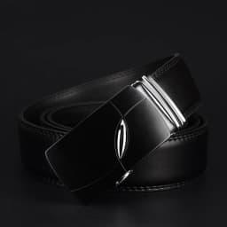 COWATHER 2021 cow genuine leather belts for men automatic alloy buckle black brown color cz035