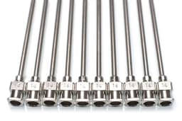 5 Pack - 100mm or 150mm,200mm Cannula Length Dispensing Needle (8G,10G,12G,14G...27G Optional)- Blunt Tip, All Metal