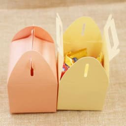DIY Blank Paper Gift Box. Multi Color Candies/Wedding Favor Display Package Box. Kraft/Pink/Purple Gift Package Box 10 Pcs Per L