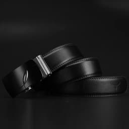 COWATHER 2021 cow genuine leather belts for men automatic alloy buckle black brown color cz035