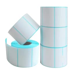 20x10mm Shipping Labels- 700 barcode sticker Per Roll Strongest & THICKEST - Thermal Postage BPA Free, Supermarket Blank Sticker