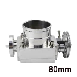 WLR - NEW 65MM 70MM 80MM 90MM THROTTLE BODY PERFORMANCE INTAKE MANIFOLD BILLET ALUMINUM HIGH FLOW