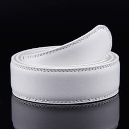 3.5cm Width Automatic Belt Strap High Quality genuine Leather Designer Mens Belts Luxury Waist Belt No Buckle White Red Yellow