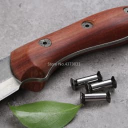 2sets M4 Knives screw Rivet For DIY tools material Knife handle plate Fastening Plum style Furniture processing screw