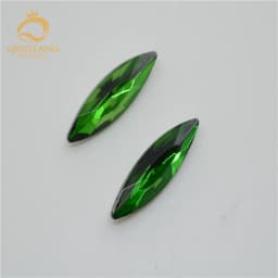 Navette Glass Crystal Pointback Color Rhinestone Strass Stones Clothing Crafts Jewelry Making 10mmX35mm 10mmx48mm 30pcs