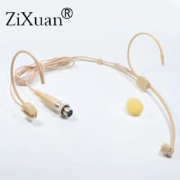 Headband Head Wearing Unidirectional Microphone for Shure Sennheiser AKG MiPro Audio Technica 4Pin 3Pin TA4F 3.5mm Lock