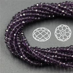 Crystal Rondelle Beads 2 3 4 6 8 10 12mm Glass Faceted Round Beaded For DIY Making Accessories Needlework Wholesale In Bulk