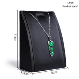 Jewelry Retail Store Black PU Ring Earring Stand Holder Bust Bangle Organzier Set Jewelry Pendant Necklace Chain Chokers Display