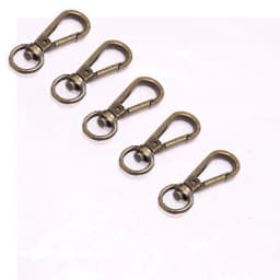 5Pcs 4 Sizes Metal Swivel Trigger Lobster Clasps For Bag Hook Key Chain DIY Zinc Alloy Gold Silver Belt Buckle Bag Accessories