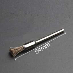 10pcs Jewelry Cleaning Tool Kit 2.35MM Shank Soft Bristle Wheel Brass Cup Brush For Grinder Rotary Tool