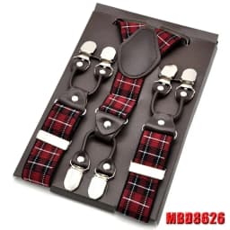 Man's Suspenders Casual Straps Y-Back Shape Men's Trousers Suspensorio Elastic Clips-On Ceinture Suspendue 3.5*120cm
