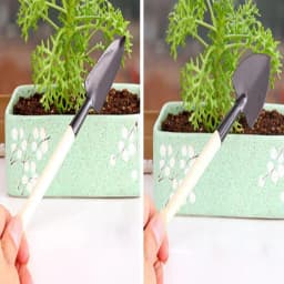 Hot Selling 3PC/set Mini Garden Hand Tool Kit Plant Gardening Shovel Spade Rake with Wood Handle Metal Head for Gardener