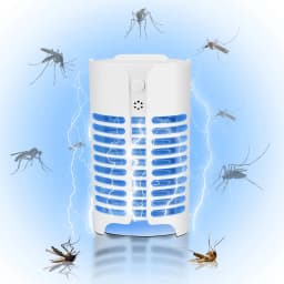 Indoor Bug Zapper Flying Insect Killer Using Unique UV Light Trap Technology & Sensor | Electronic Fly Repeller/Repellent
