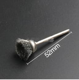 10pcs Jewelry Cleaning Tool Kit 2.35MM Shank Soft Bristle Wheel Brass Cup Brush For Grinder Rotary Tool