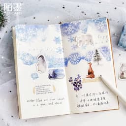 Misty Forest Animals Mini Paper Sticker Decoration Diy Ablum Diary Scrapbooking Label Sticker Kawaii Stationery