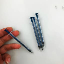 100pieces/lot 1ml Industrial Plastic Syringe (blue or white plunger: color randomly according to inventory)