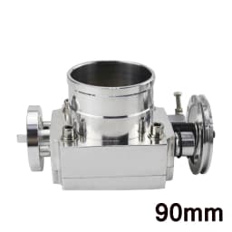 WLR - NEW 65MM 70MM 80MM 90MM THROTTLE BODY PERFORMANCE INTAKE MANIFOLD BILLET ALUMINUM HIGH FLOW