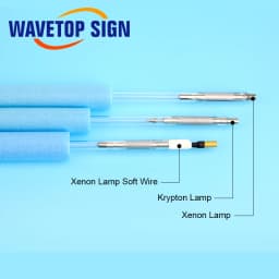 WaveTopSign Laser Xenon Lamp X8 Series Short Arc Lamp Q-switch Nd Flash Pulsed Light For YAG Fiber Welding Cutting
