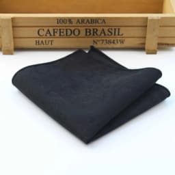 Two Sides Solid Micro Suede Handkerchief Groom Leather Mens Plaid Soft Scarves For Men Hankies Pocket Square Male Handkerchiefs