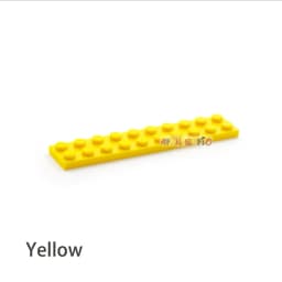 20pcs DIY Building Blocks Thin Figures Bricks 2x10 Dots Educational Creative Size Compatible With 3832 Plastic Toys for Children