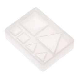 Epoxy Resin Silicone Mold DIY Geometric Triangle Mirror Craft Jewelry Making Decorative Cake