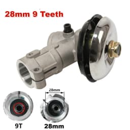26mm/28mm Trimmer Gearbox Gearhead Brushcutter Grass Trimmer Replace Gear Head Lawn Mower Parts Gardening Tool 7 9 Teeth