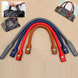 Hand strap Luggage Bags accessories Leather Handle DIY Women's Lady Handbag Length 32cm and 42cm Multicolor 1 pair/lot